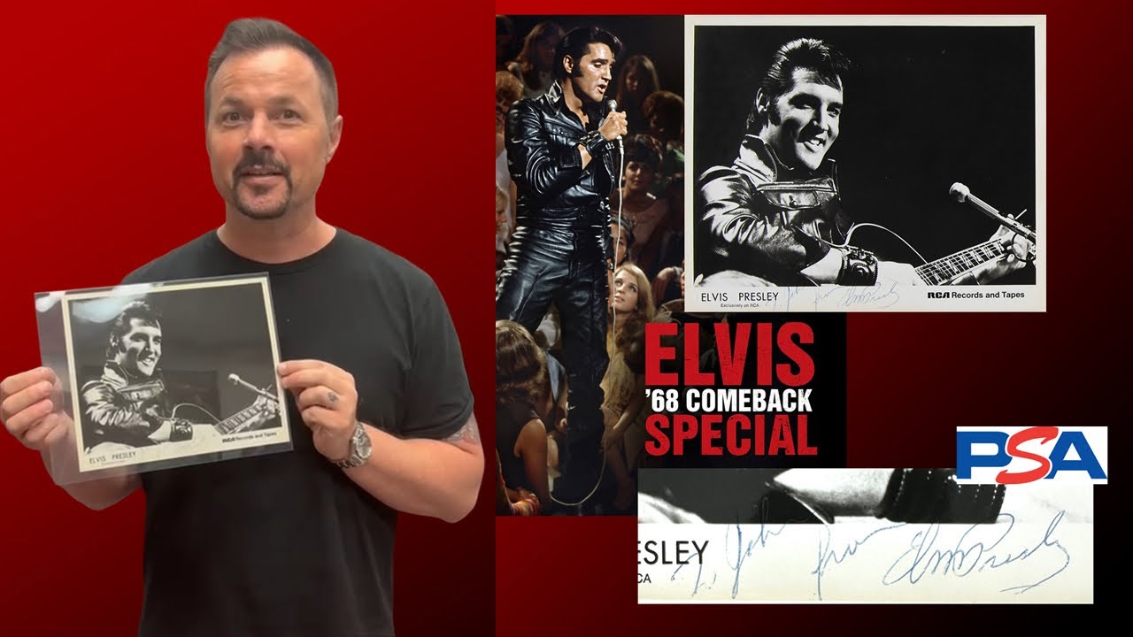 Elvis Presley Signed RCA Records Promo Photo - Only Known Signed Photo for &lsquo;68 Comeback Special!