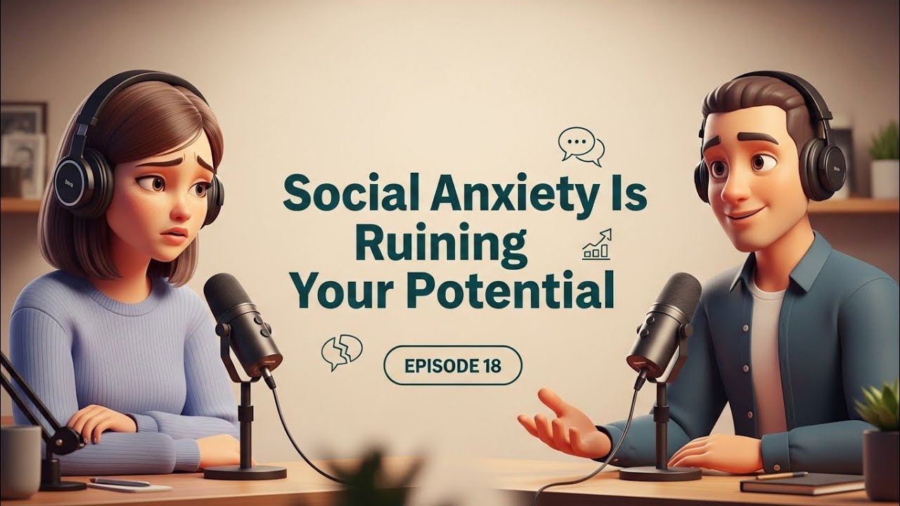English Podcast for Easy English Conversation | Social Anxiety Is Ruining Your Potential | (Ep 18)