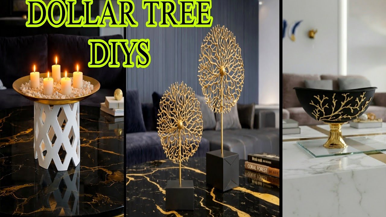 Лайфхаки от Dollar Tree, которые придадут вашему дому дорогой вид | Craft Angel