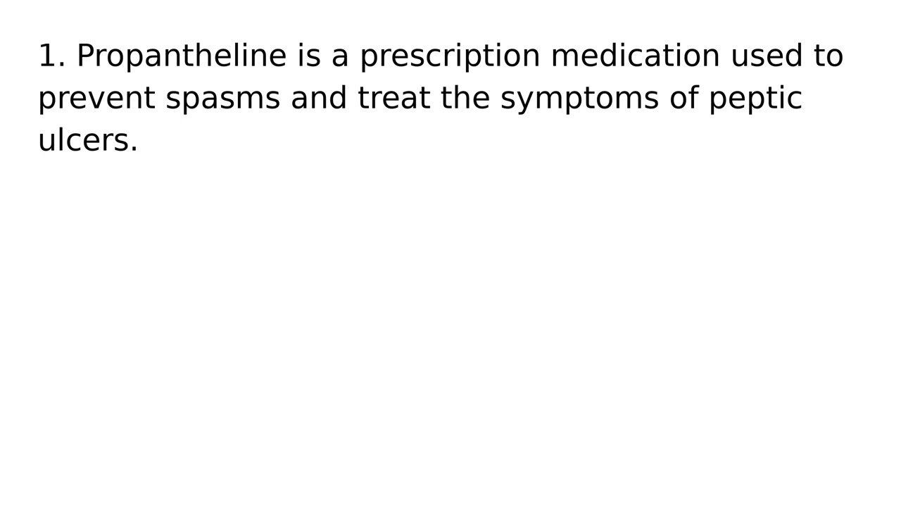 #Propantheline #drug #medication #uses #medical #words #terms #dictionary #meanings #definitions