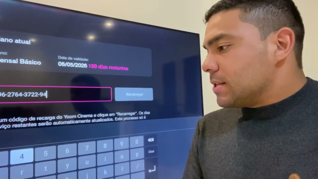 Como Recarregar o Yoom Cinema 