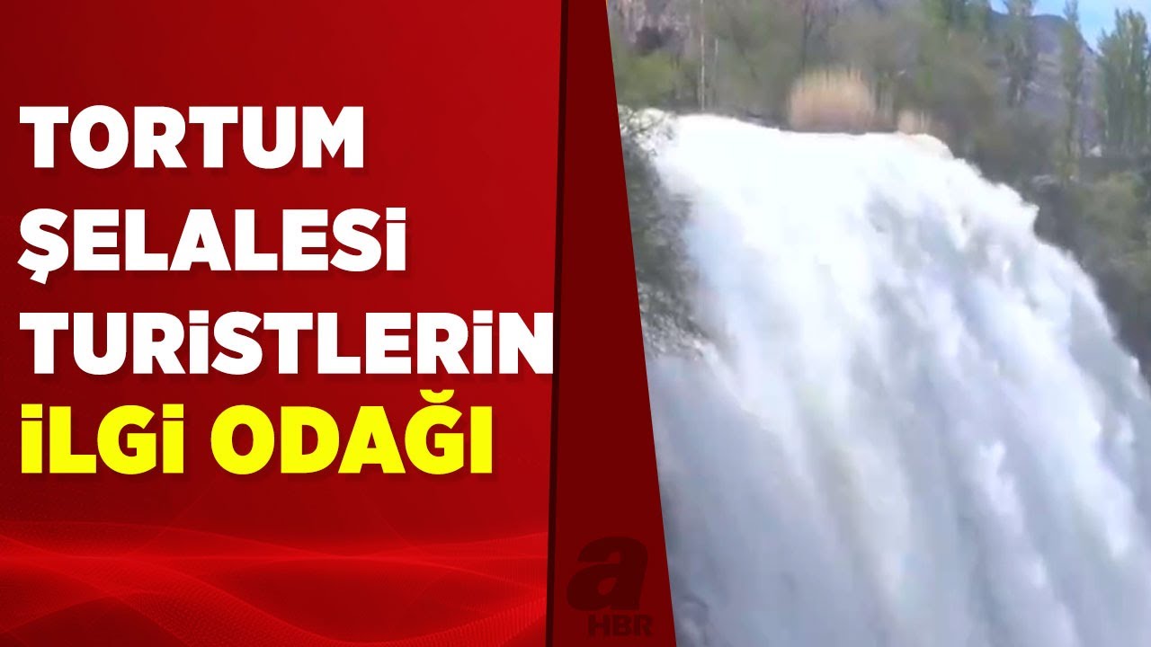 Tortum Şelalesi’ne turist akını! Eriyen kar suyu ile coştu | A Haber