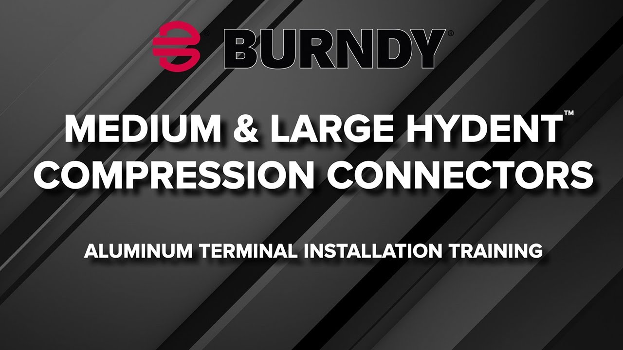 Burndy Aluminum Compression Terminal Installation Video