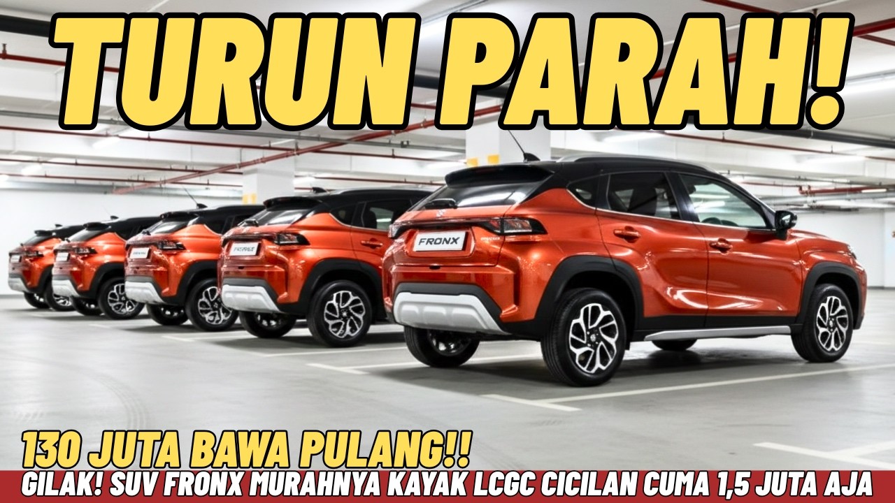 GILAK! SUZUKI FRONX MURAHNYA KAYAK LCGC, CICILAN CUMA 1,5 JUTA. 130 JUTAAN LANGSUNG BAWA PULANG!