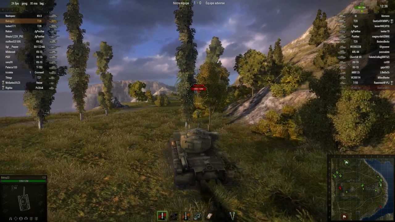 World of Tanks - T29 - Gameplays commentés