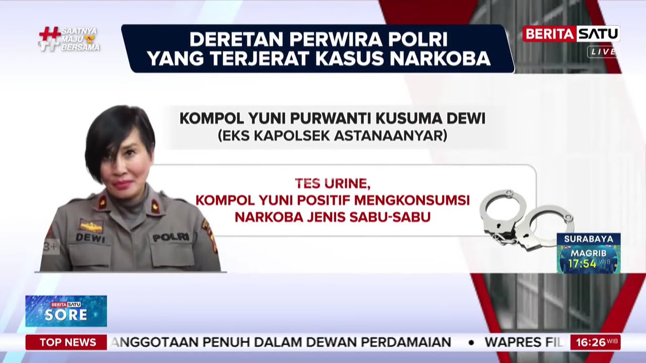 Deretan Perwira Polri Terjerat Narkoba, Siapa Saja? #beritasatu