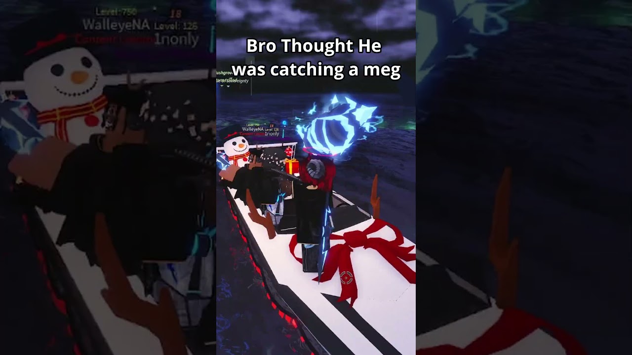 Он пытался отобрать моего МЕГАЛОДОНА💀 #roblox #robloxfisch #fisch
