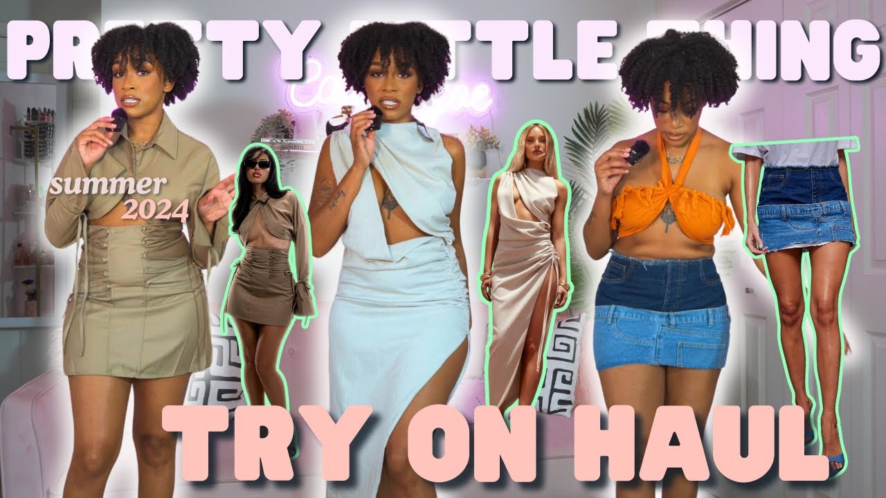 Pretty Little Thing Summer 2024 Try On Haul | Trendy Outfits for Midsize Postpartum Bodies