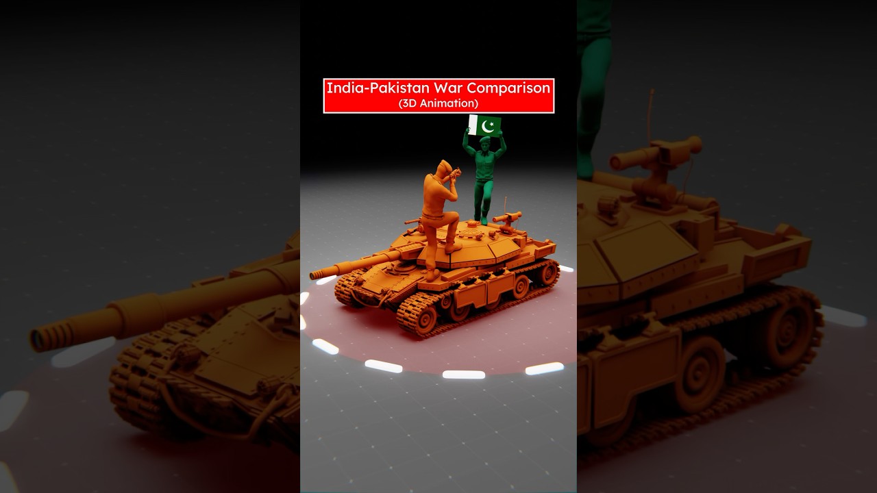 India-Pakistan War Comparison (3D Animation) by Professor Of How