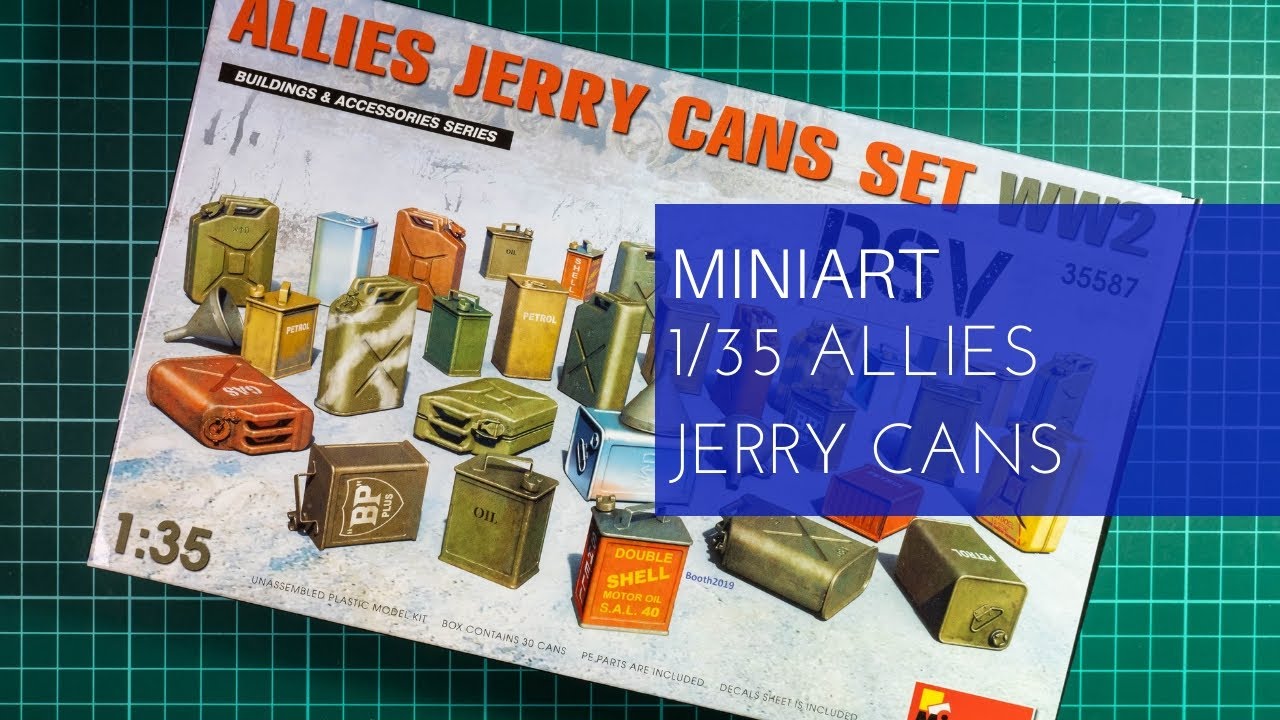 Miniart 1/35 Allies Jerry Cans Set WW2 (35587) Review