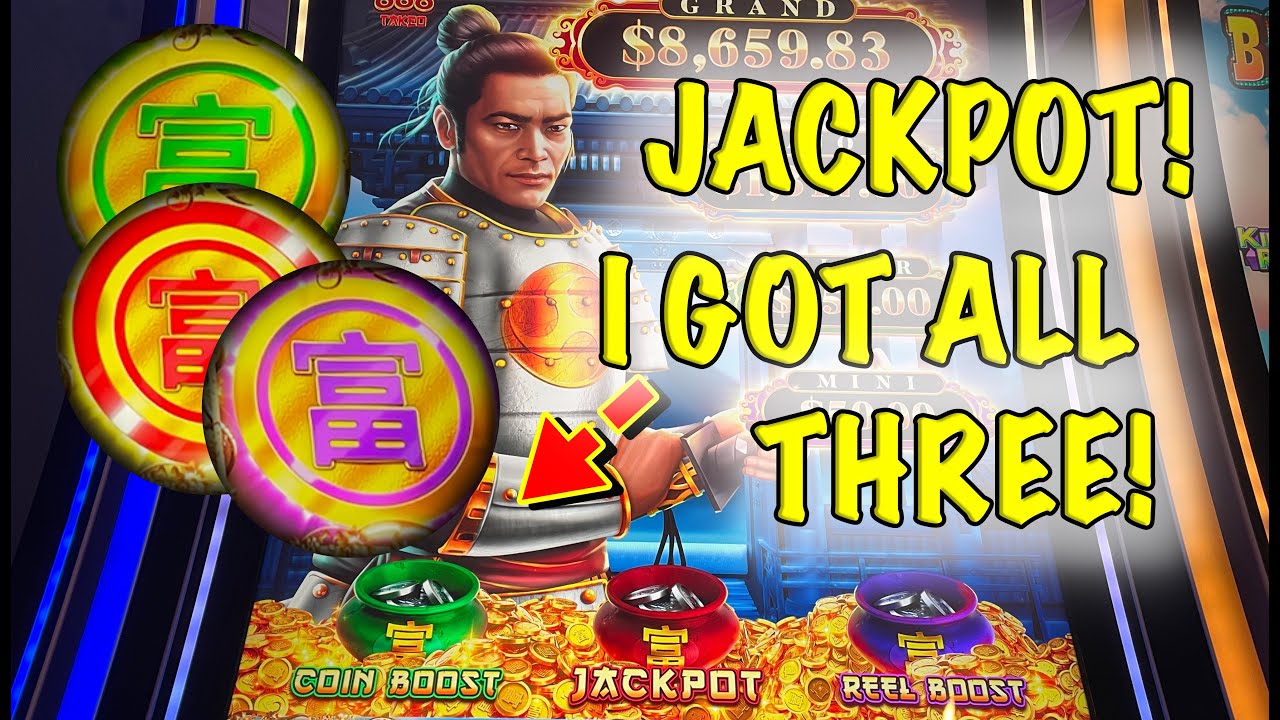 YESSS! I got all 3 coins on Samurai 888 Slot and it delivered big time! JACKPOT HANDPAY!