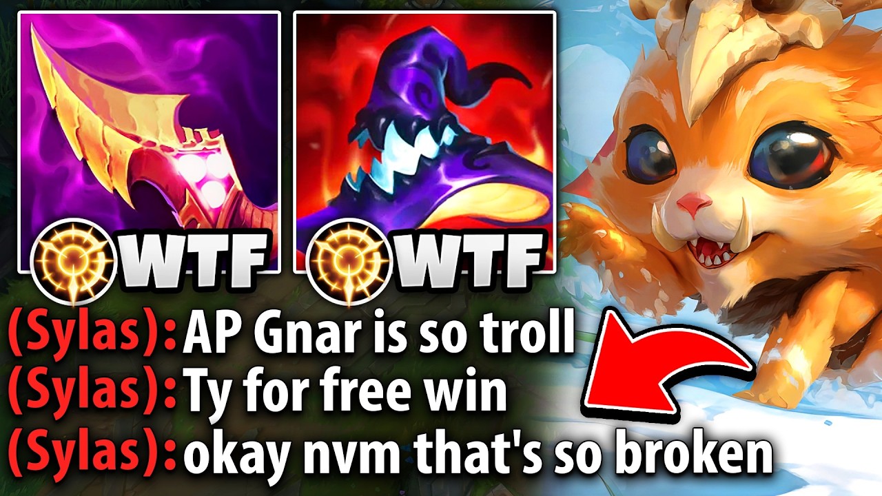 The enemy Sylas thought I was trolling with AP Gnar... and then I one shot him