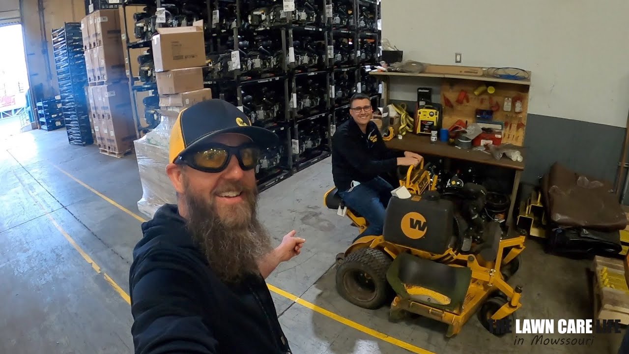 Wright Headquarters Tour!  You gotta see this!  See How the Wright Mowers are built in Maryland!