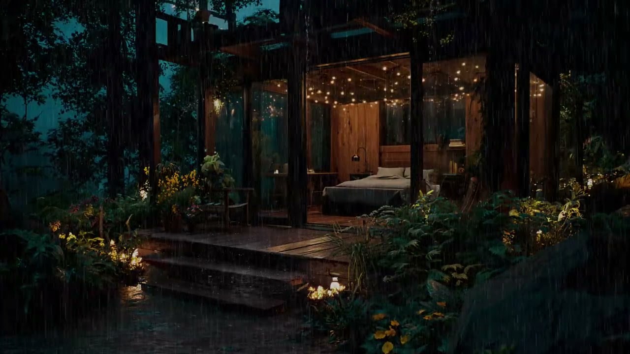 Peaceful Tranquil Rain Sounds for Deep Sleep & Focus | Relaxing Rain for Stress Relief