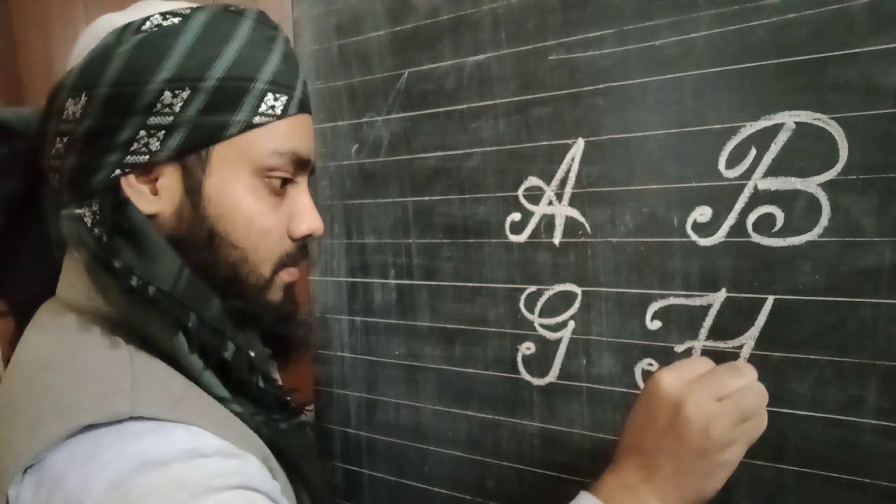 #English-handwriting#                      খুব সহজে ইংরেজি হাতের লেখা শিখুন [Alamin Azad _TV]