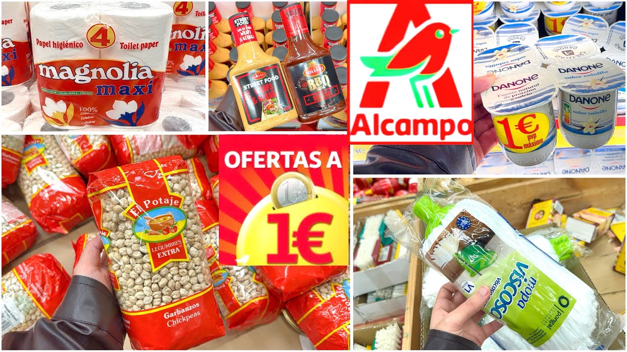🔥 Alcampo TODO 1€ ❗️Ofertas En cocina 2026 | Orertas en alimentación | Ahorro en Primeras Marcas 