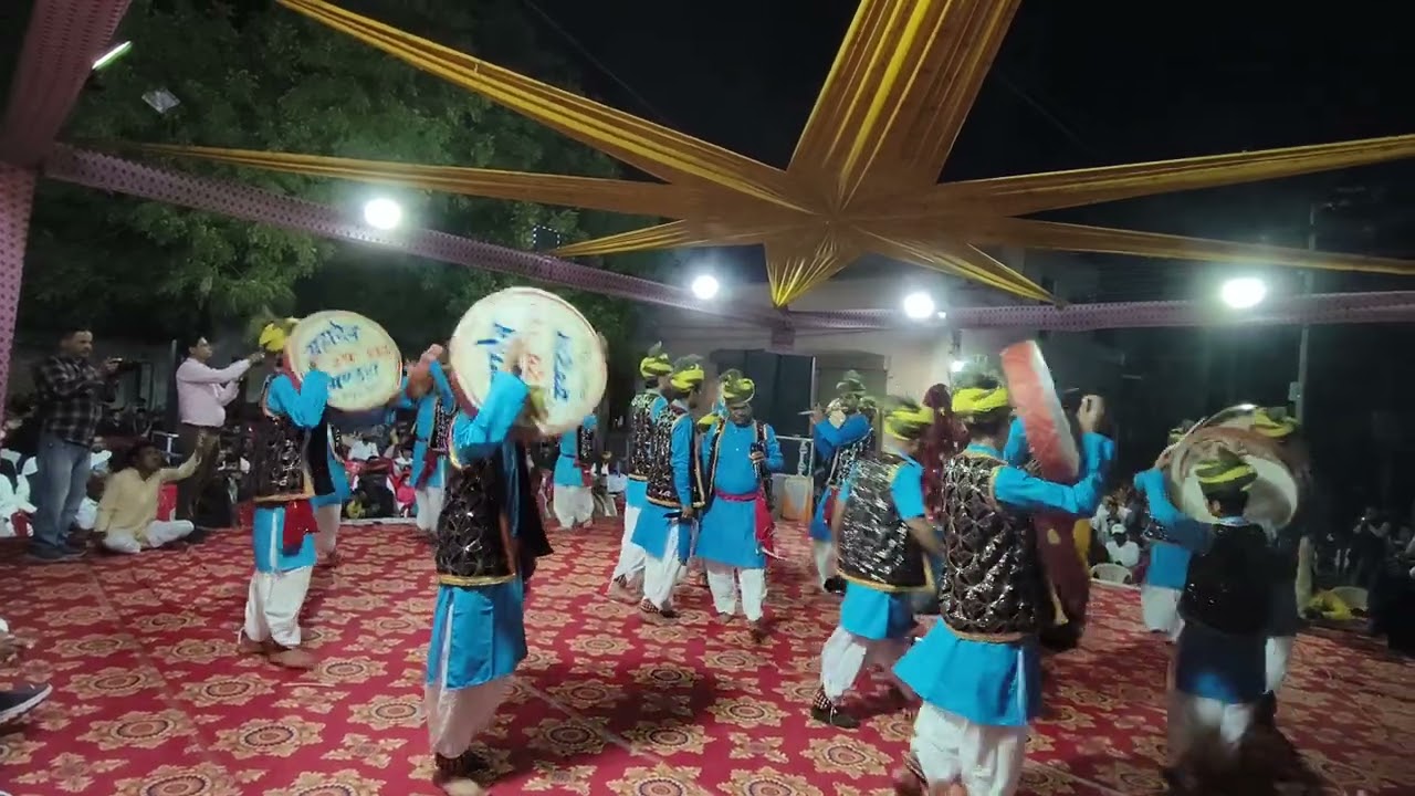 फतेहपुर शेखावाटी ढप प्रतियोगिता में ‌ महादेव ढ़प मंडल ने दी प्रस्तुति