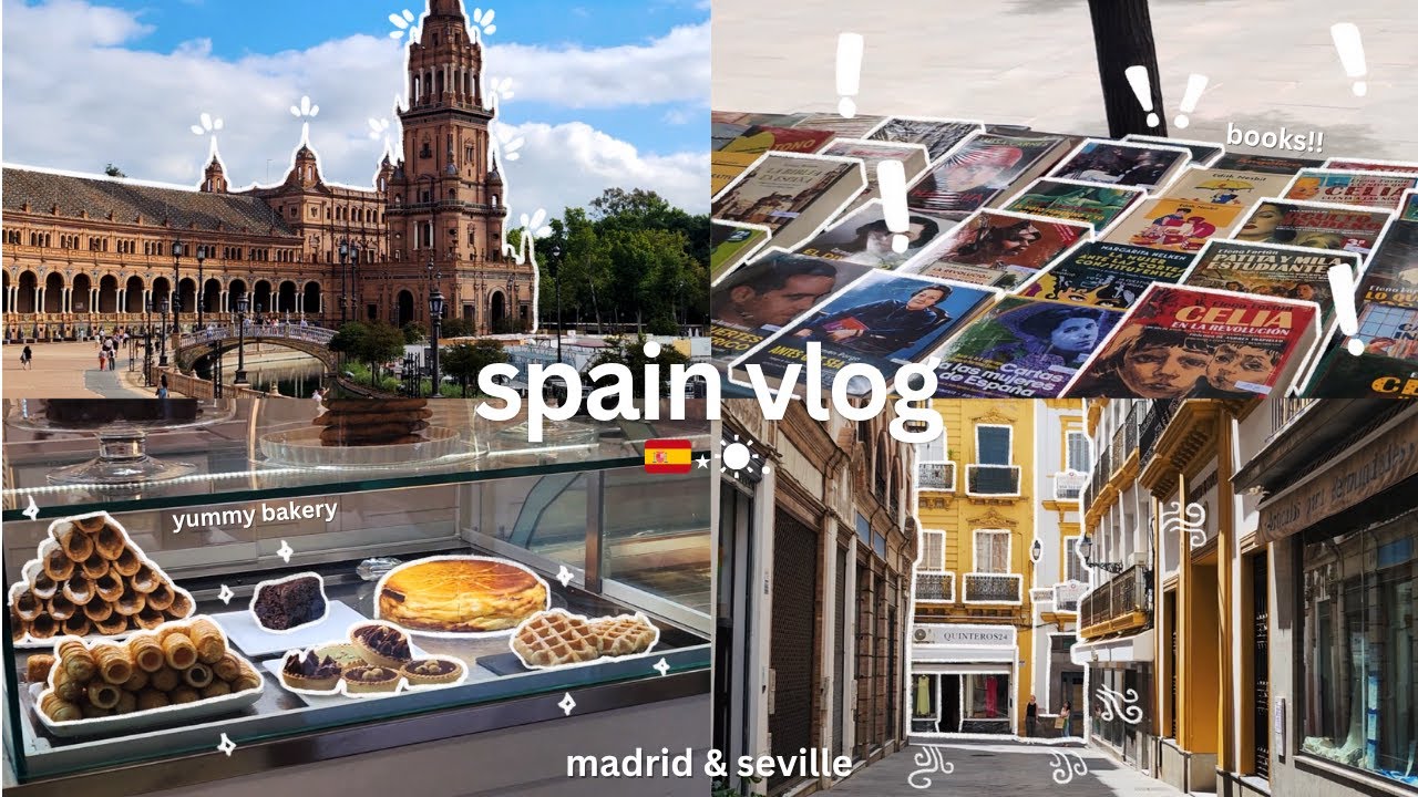 MADRID and SEVILLE  ﾟ｡✈️⋆｡ ﾟ plazas, gelato, art museums, and peacocks