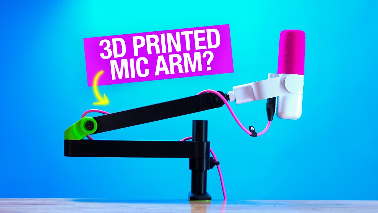3D Printing My Own Mic Arm