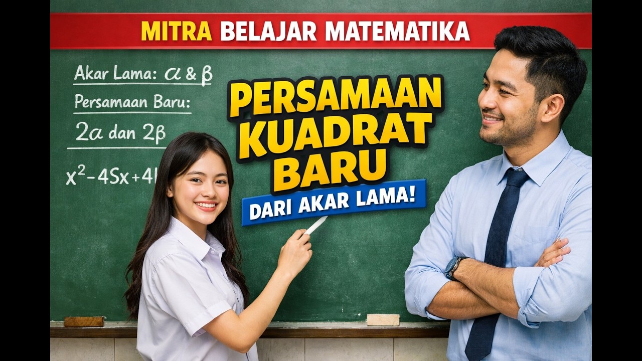 Cara Menyusun Persamaan Kuadrat Baru dari Akar-Akar Persamaan Lama (Trik Cepat!)