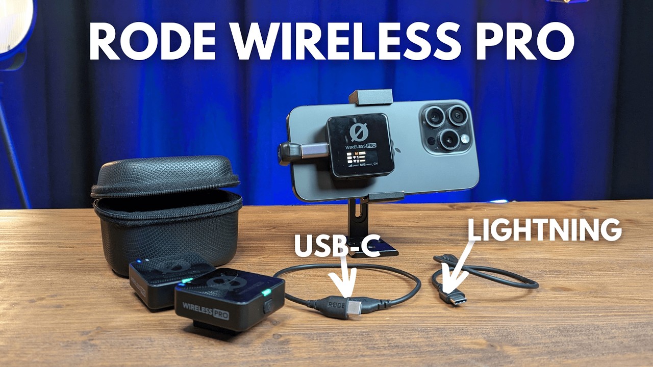 RODE Wireless Pro am iPhone anschließen (Lightning & USB-C)