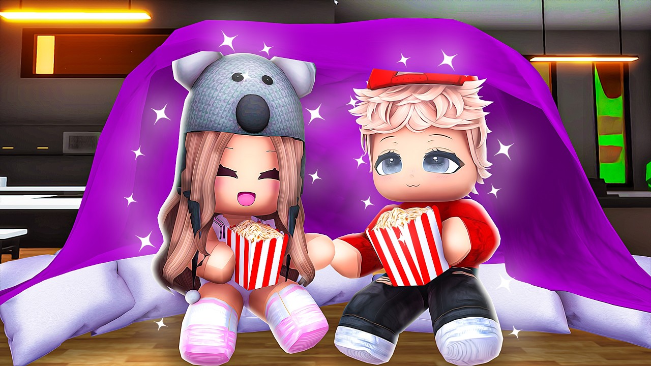 Baby Angel and Max SECRET SLEEPOVER..(Brookhaven)