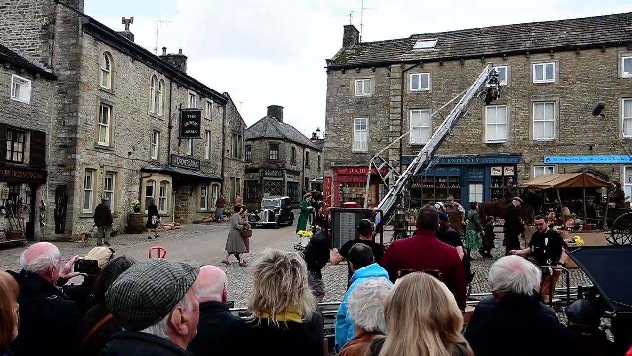 All Creatures Great and Small filming in Grassignton, Yorkshire for the new series