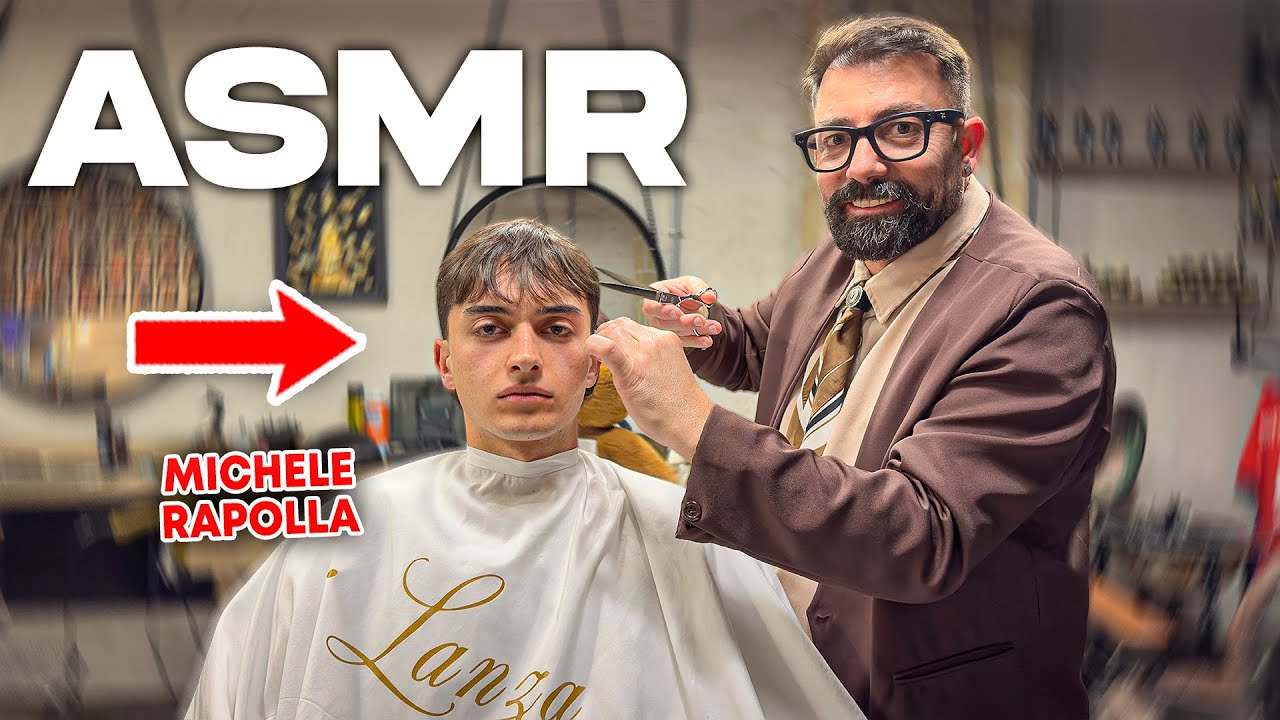 🤤 ASMR Barbiere Italiano con Michele Rapolla ✂️ | Italian Barber ASMR NO TALKING