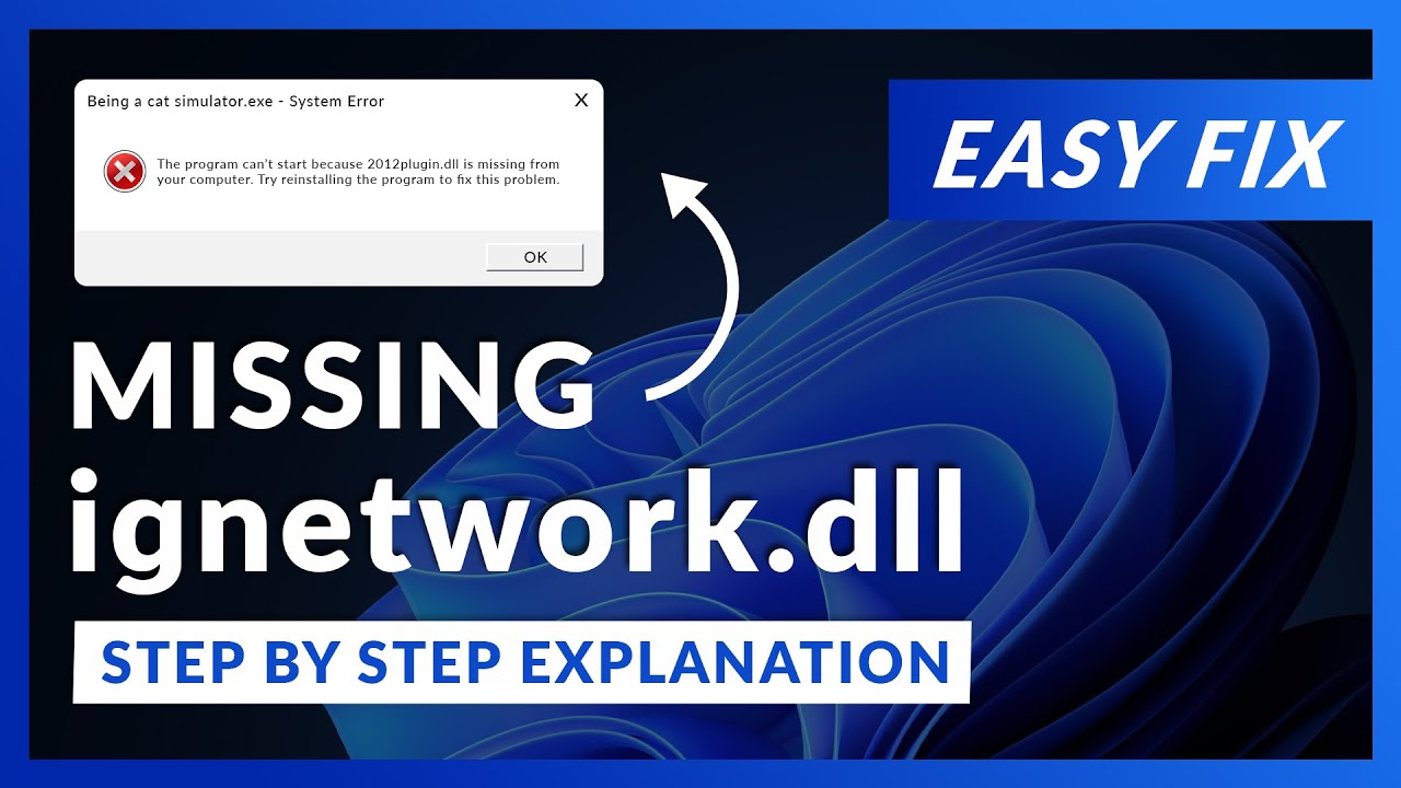 ignetwork.dll Error Windows 11 | 2 Ways To FIX | 2021