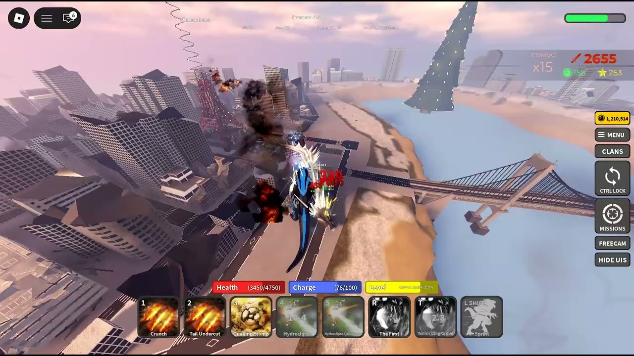 Aurath Gameplay (Kaiju Universe Roblox)