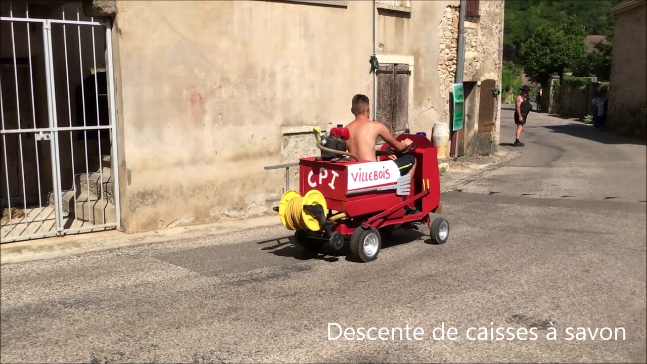 Vogue à l'ancienne Bouis 01 juillet 2018 - Villebois, Pierre et Château - Caisses à savon