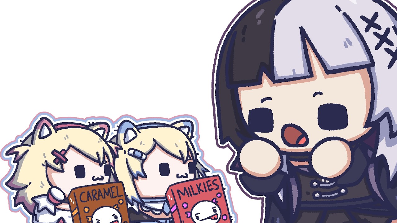 Fuwamoco Rock Paper Scissors Fight (hololive fan animation)