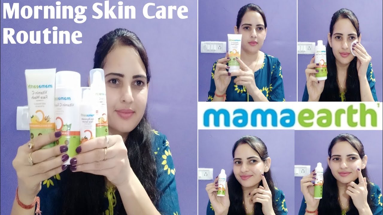 My Morning Skin Care Routine|| Mamaearth Vitamin C morning Skin Care Routine||