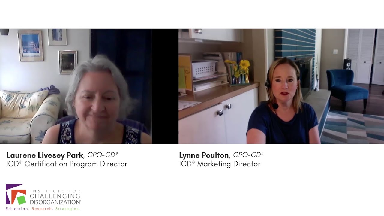 ICD® Introduction to Chronic Disorganization For The Public