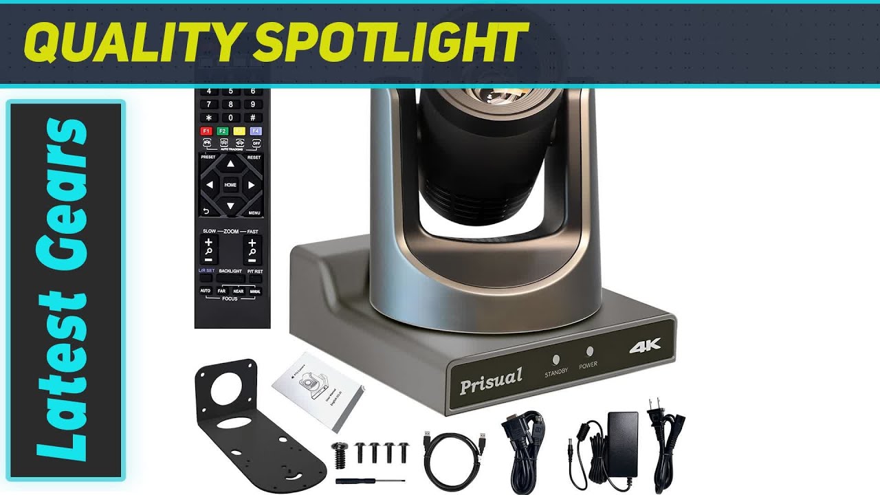 Prisual 4K NDI PTZ Camera: Best 4K PTZ Camera for Live Streaming?