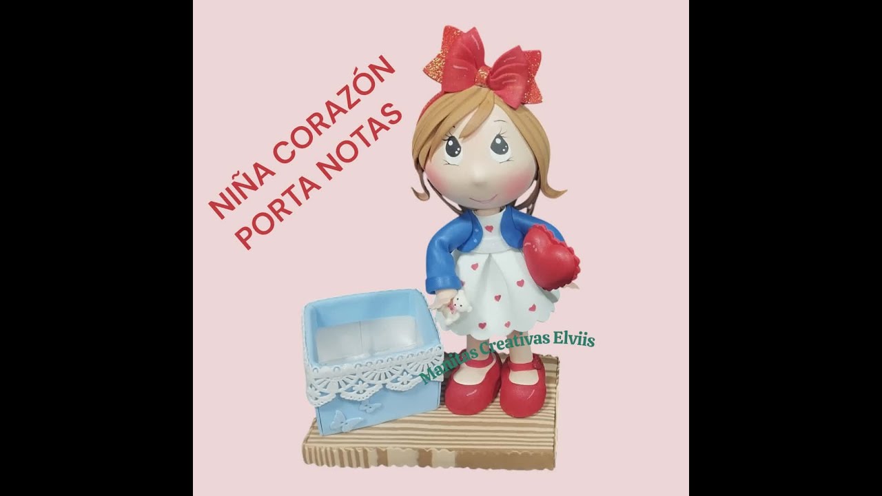 NIÑA CORAZON FOFUPLUMA/ TUTORIAL