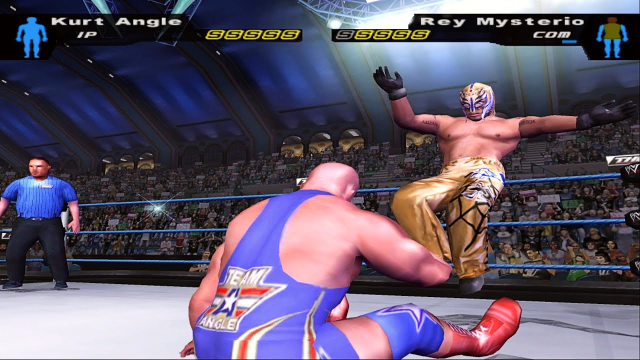 #smackdown full match Kurt Angle Vs Rey Mysterio