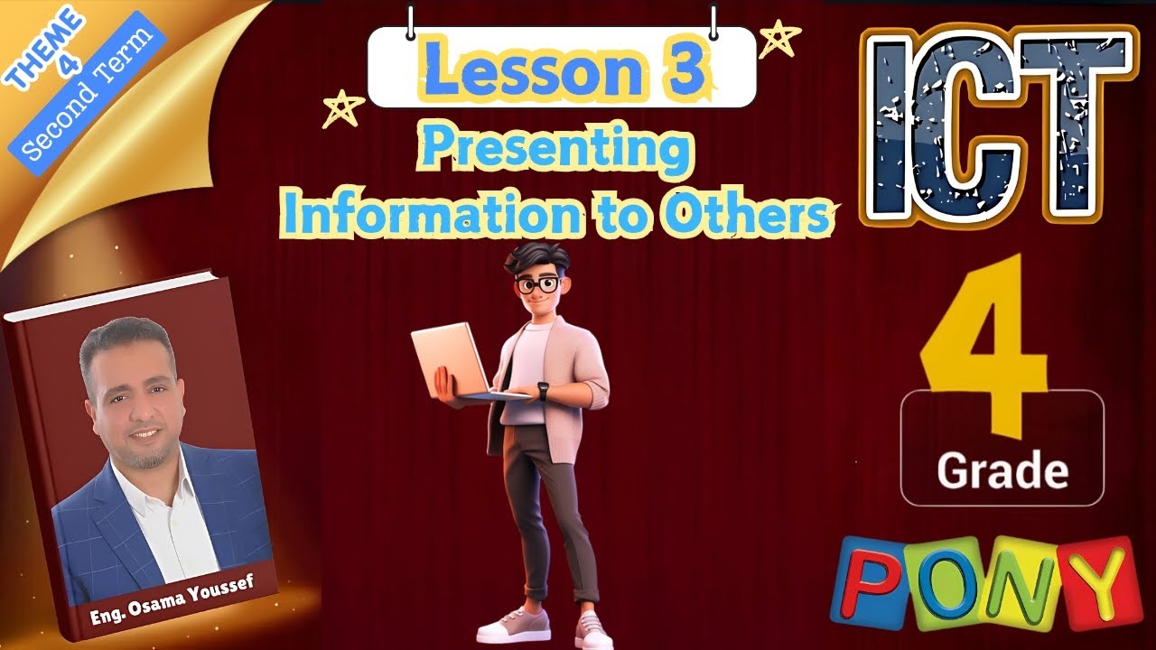 ICT grade4 Second term theme4 Lesson3 Presenting Information To others
