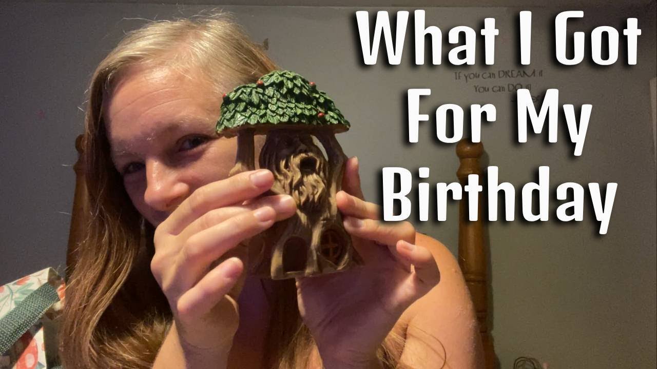 What I Got For My Birthday