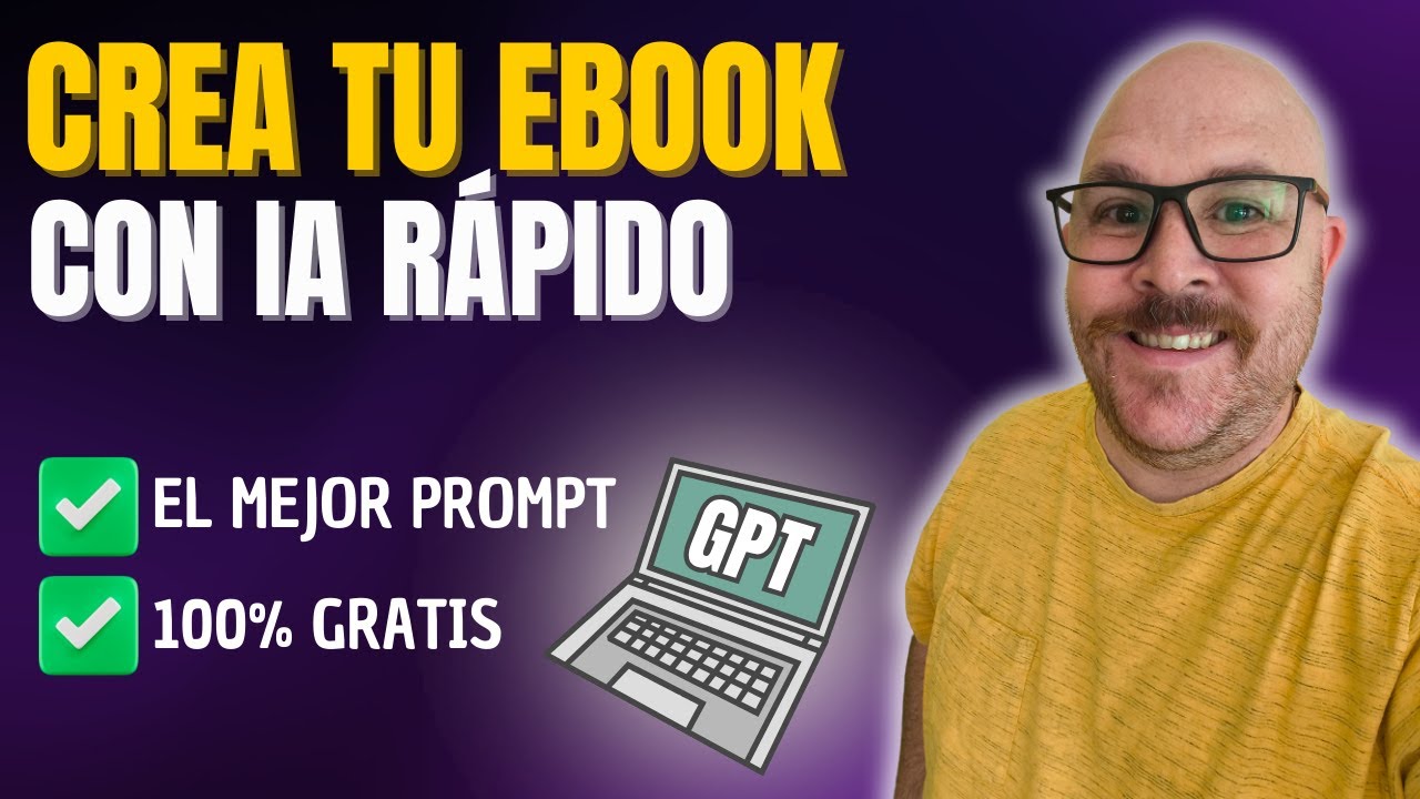 Crea Tu EBOOK 100% Con IA - MEJOR PROMPT EN CHATGP 🤖
