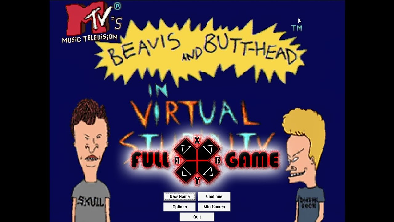 Beavis & Butthead Virtual Stupidity PC 1995 Longplay