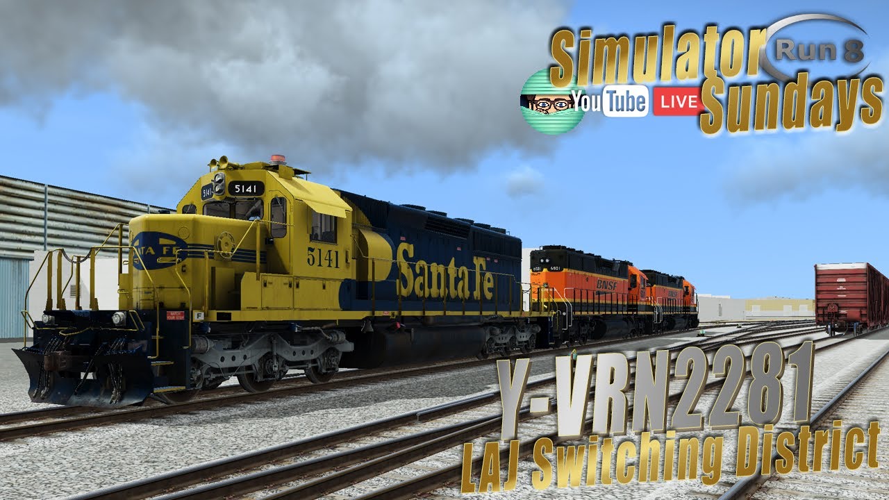 Run 8 Live | Y-VRN2281 | LAJ Switching District