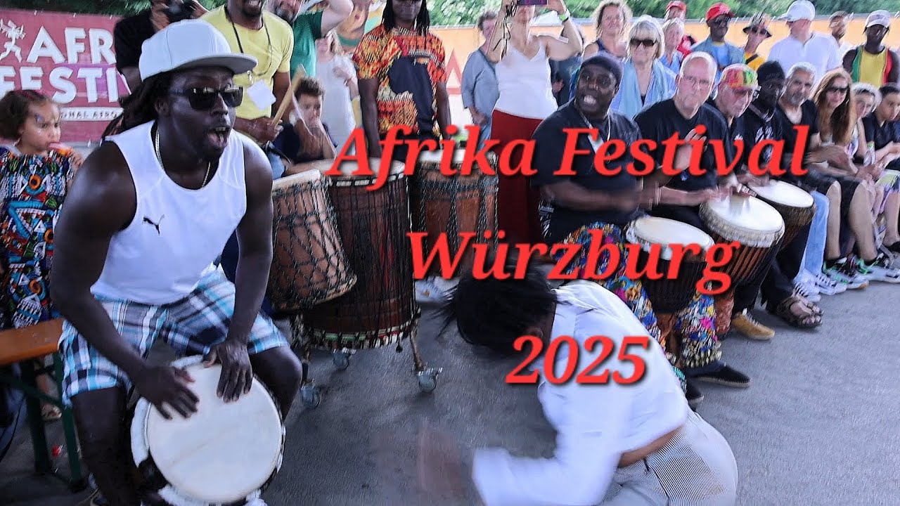 Afrika Festival Würzburg 2025 mit AFRICULTUREBOBLEY alias IBRAHIMA CAMARA & FRIENDS