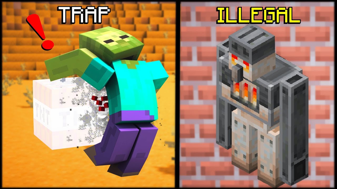 10+ ZOMBIE Traps In Minecraft!