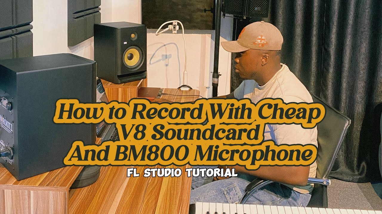 How To Record With V8 Soundcard And VM800 Microphone In FL Studio