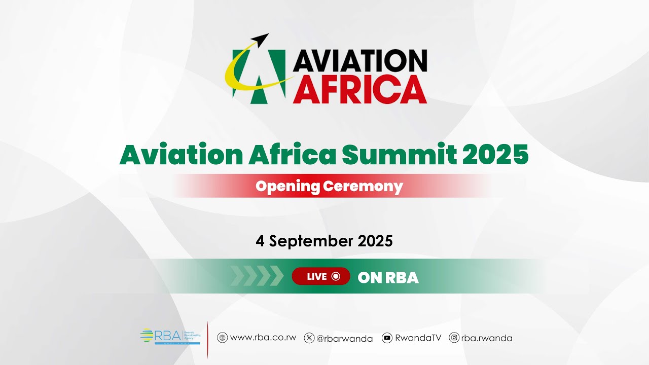 🔴ПРЯМОЙ ЭФИР: Церемония открытия Aviation Africa Summit 2025 | Кигали, 4 сентября 2025 г.