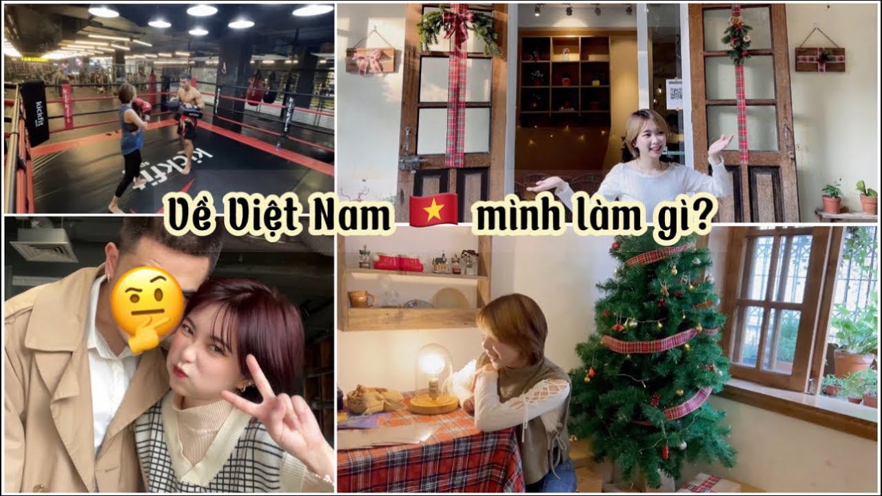 🇻🇳 VỀ VIỆT NAM MÌNH LÀM GÌ? đi làm,về nhà thờ Tổ, thi lái xe ô tô, Noel với ?