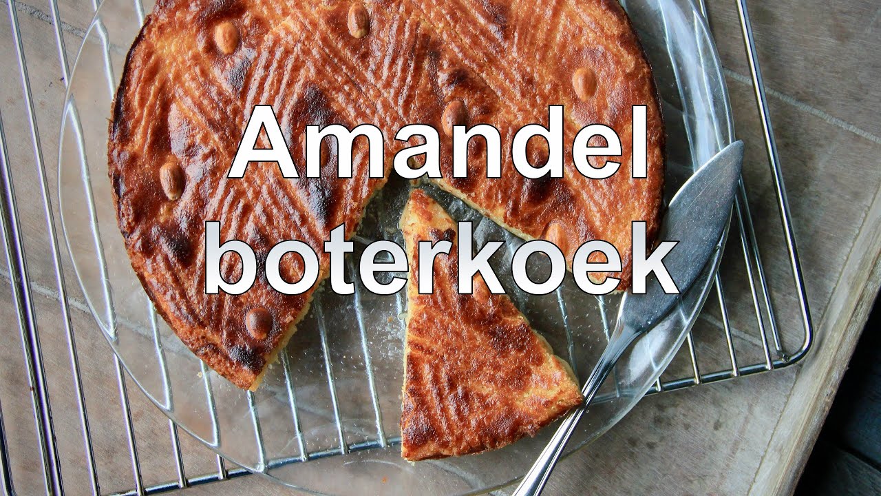 Amandel boterkoek recept