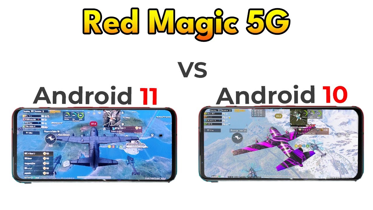 Тест RedMagic 5G Android 11 против Android 10 в PUBG | Сравнение FPS, нагрева и производительности