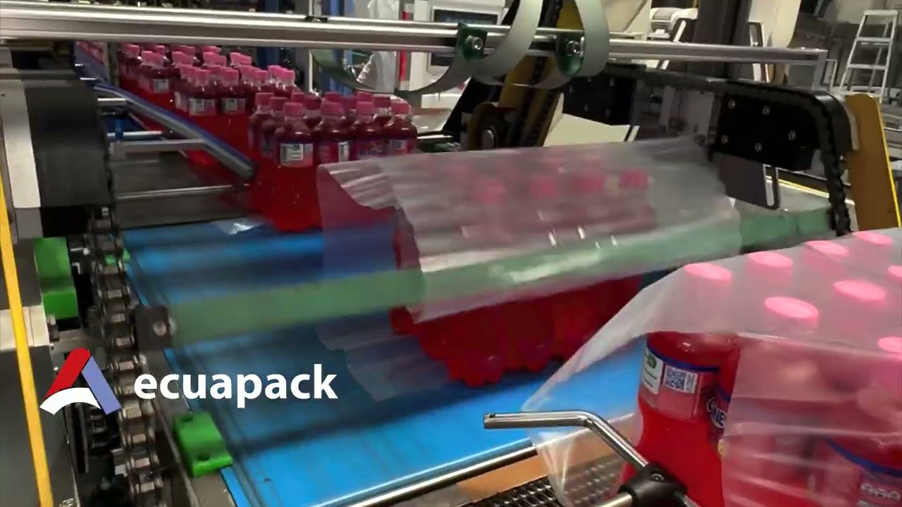 ARMA TUS PACAS DE BOTELLAS | Sistema de empacado con envolvedora tipo manga